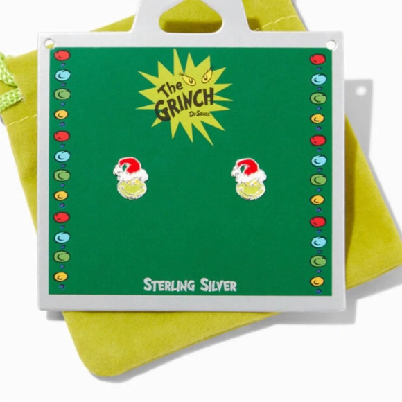 Jewelry - Claire’s Grinch stud earrings